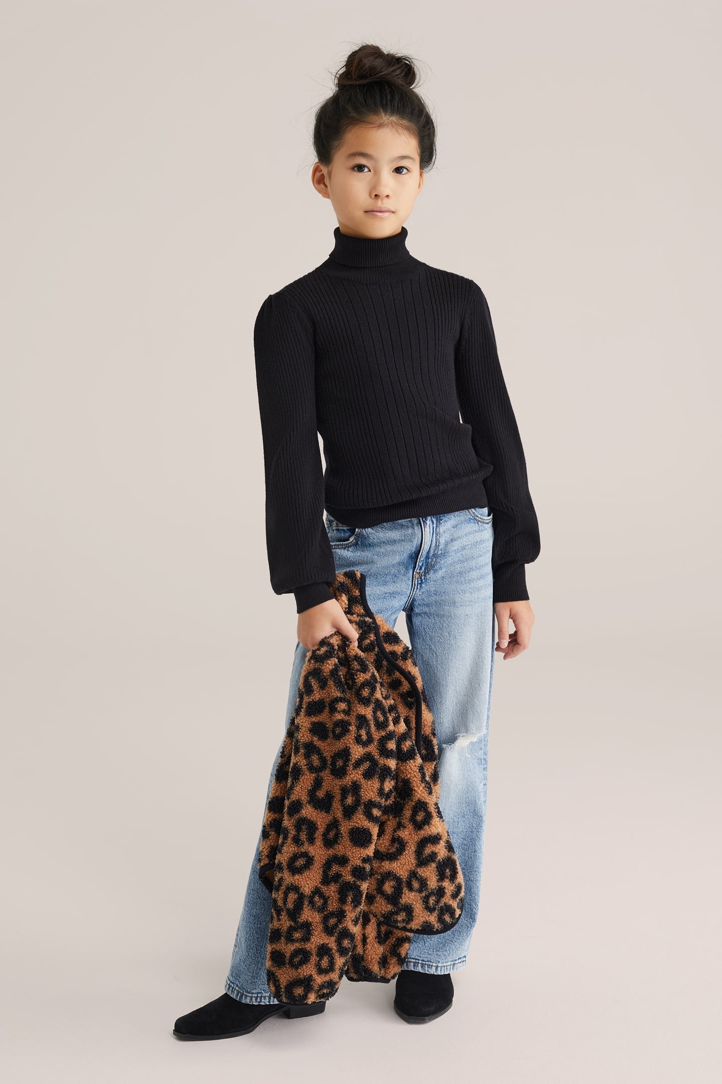 KNITTED PULLOVER BLACK 1