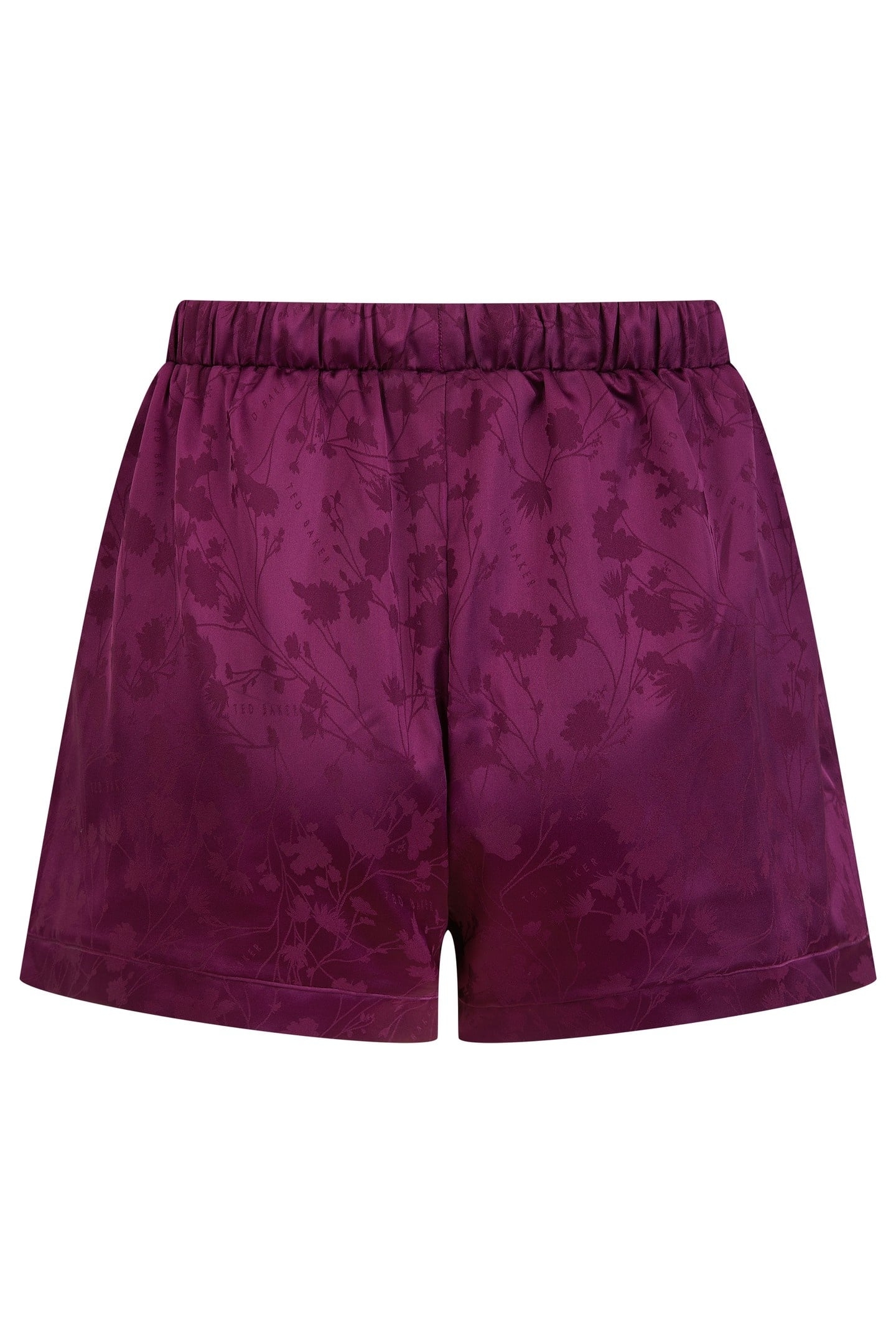 ZARA SHORT SATIN PJ DARK PURPLE 6
