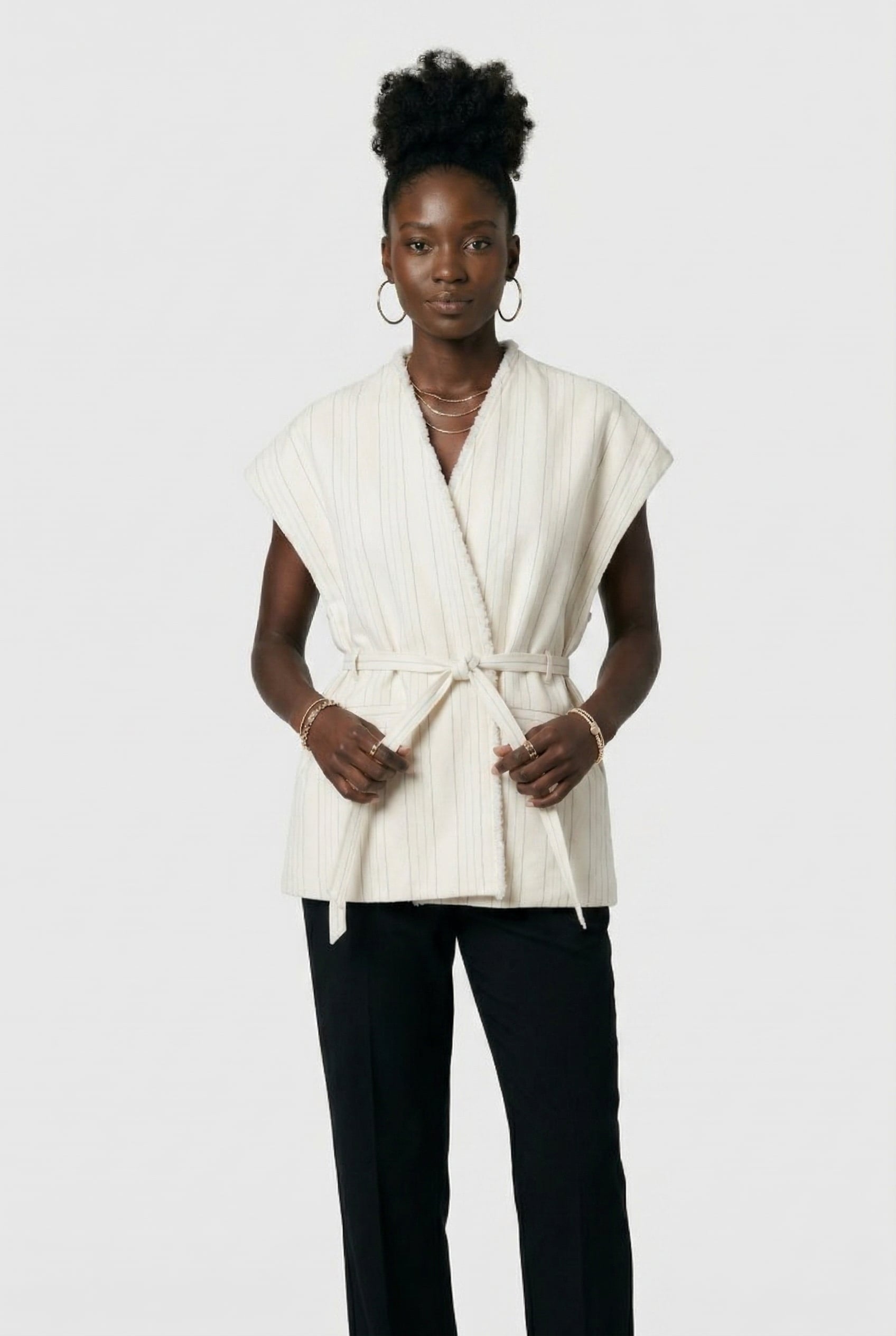 EVITA SS BLAZER WHITE 1