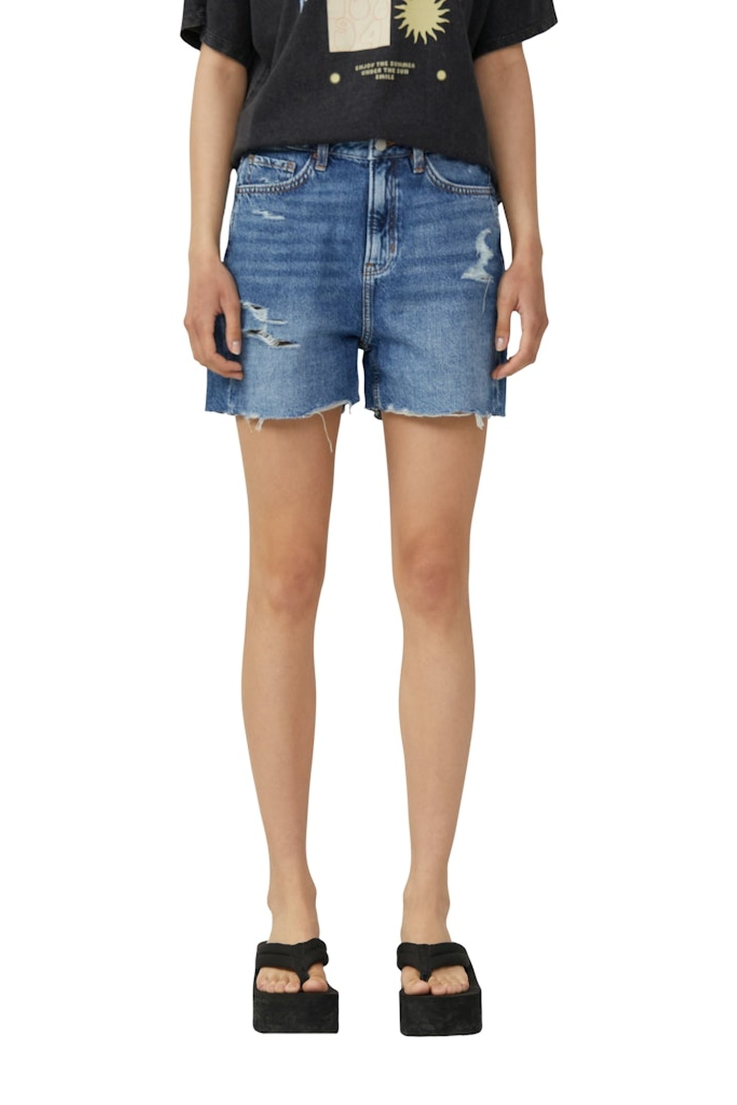 QS JEANS SHORTS BLUE DENIM 3