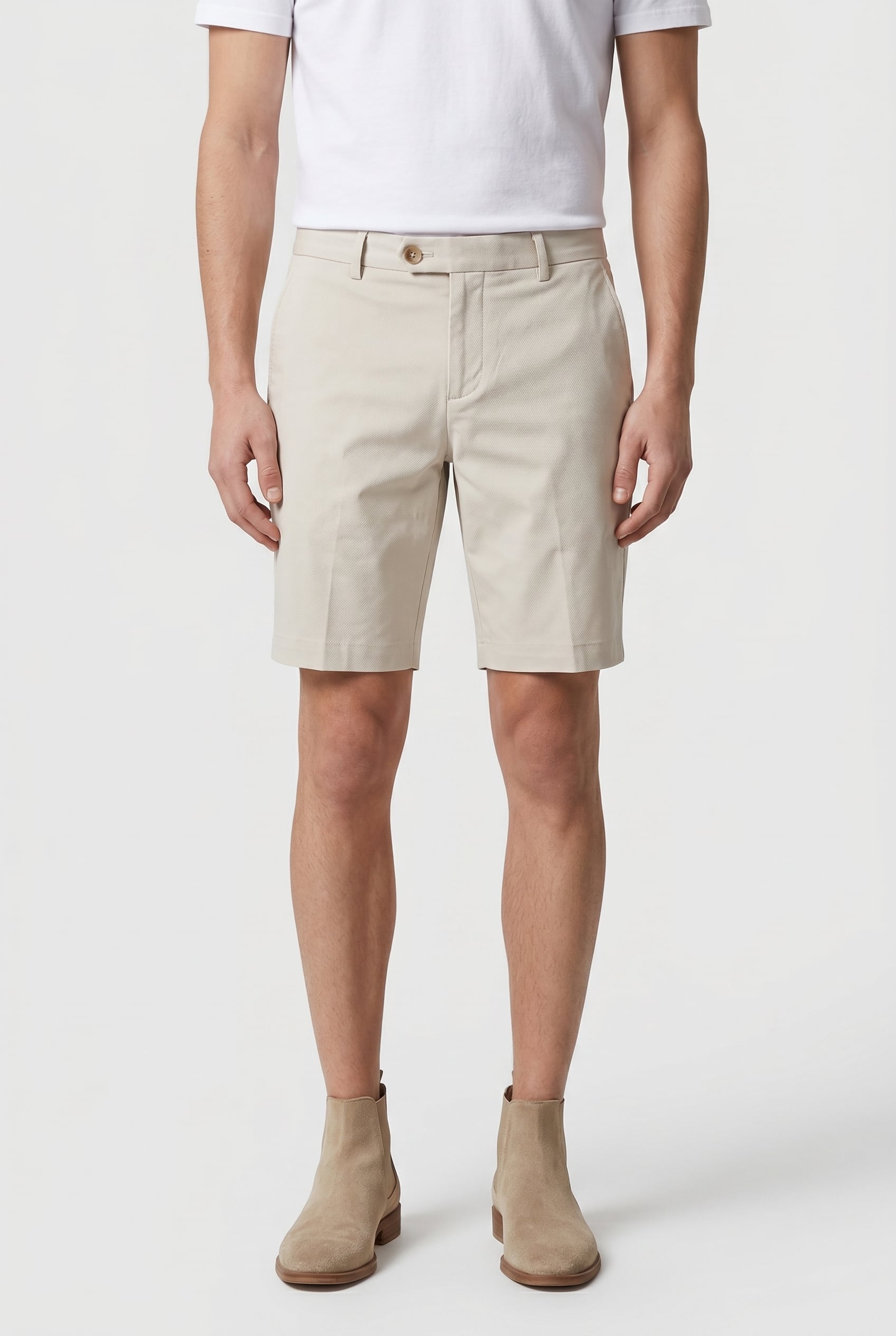 CASUAL CHINO SHORT CHALK 1