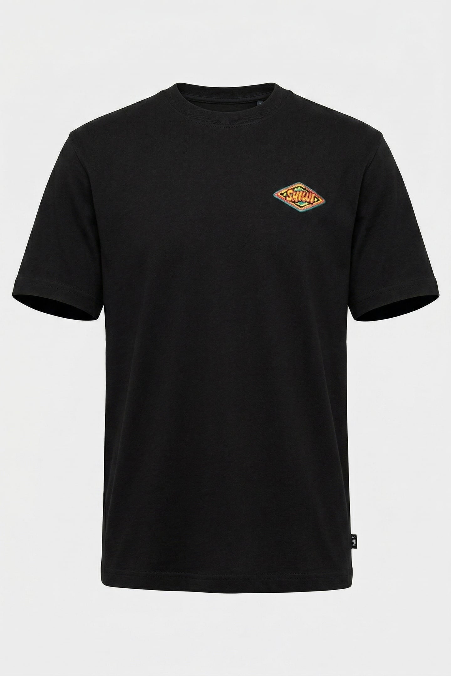 FINN RELAXED T-SHIRT SHIWI BADGE BLACK 3