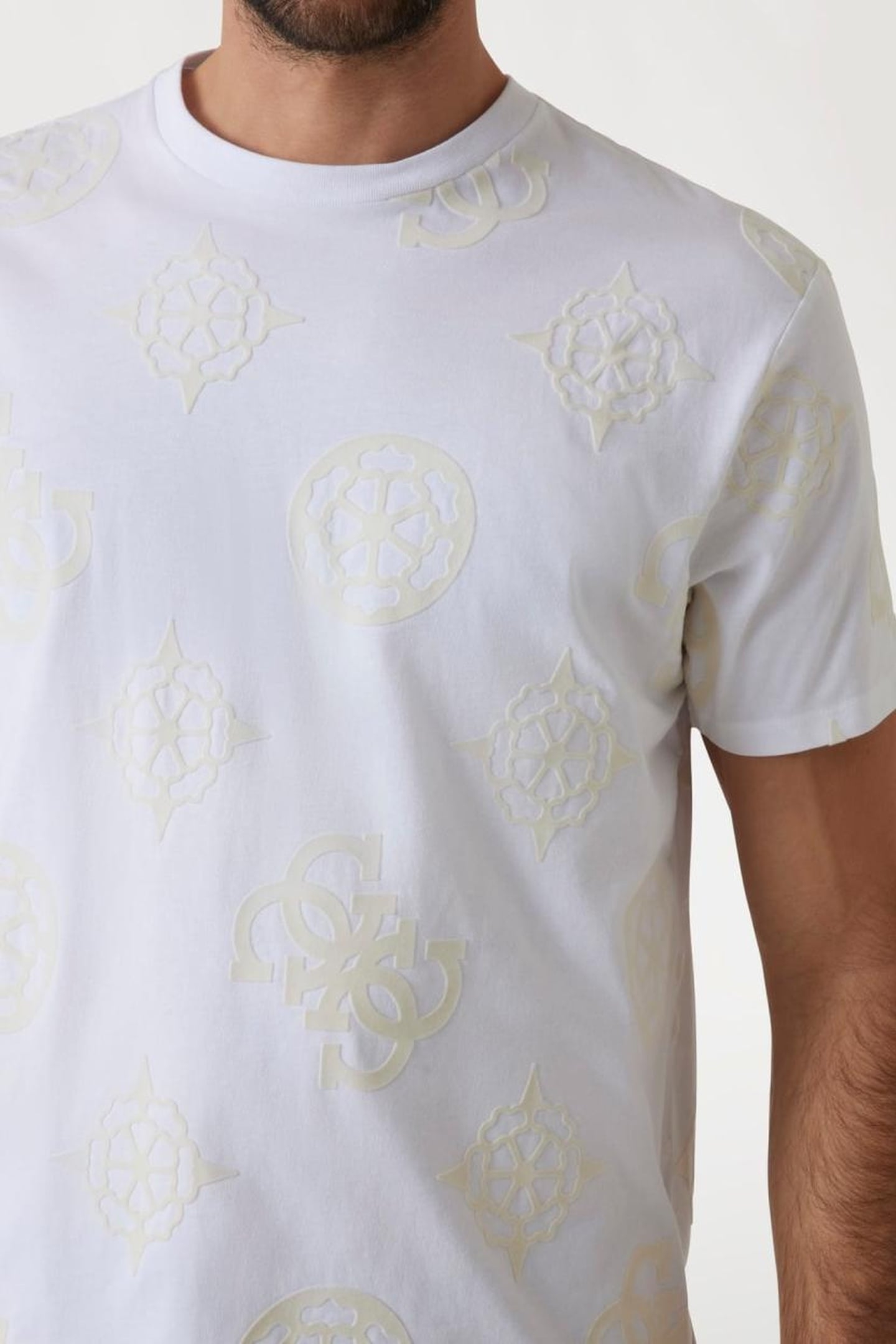 GUESS ECO SS BSC GUESS PEONY P PURE WHITE 1