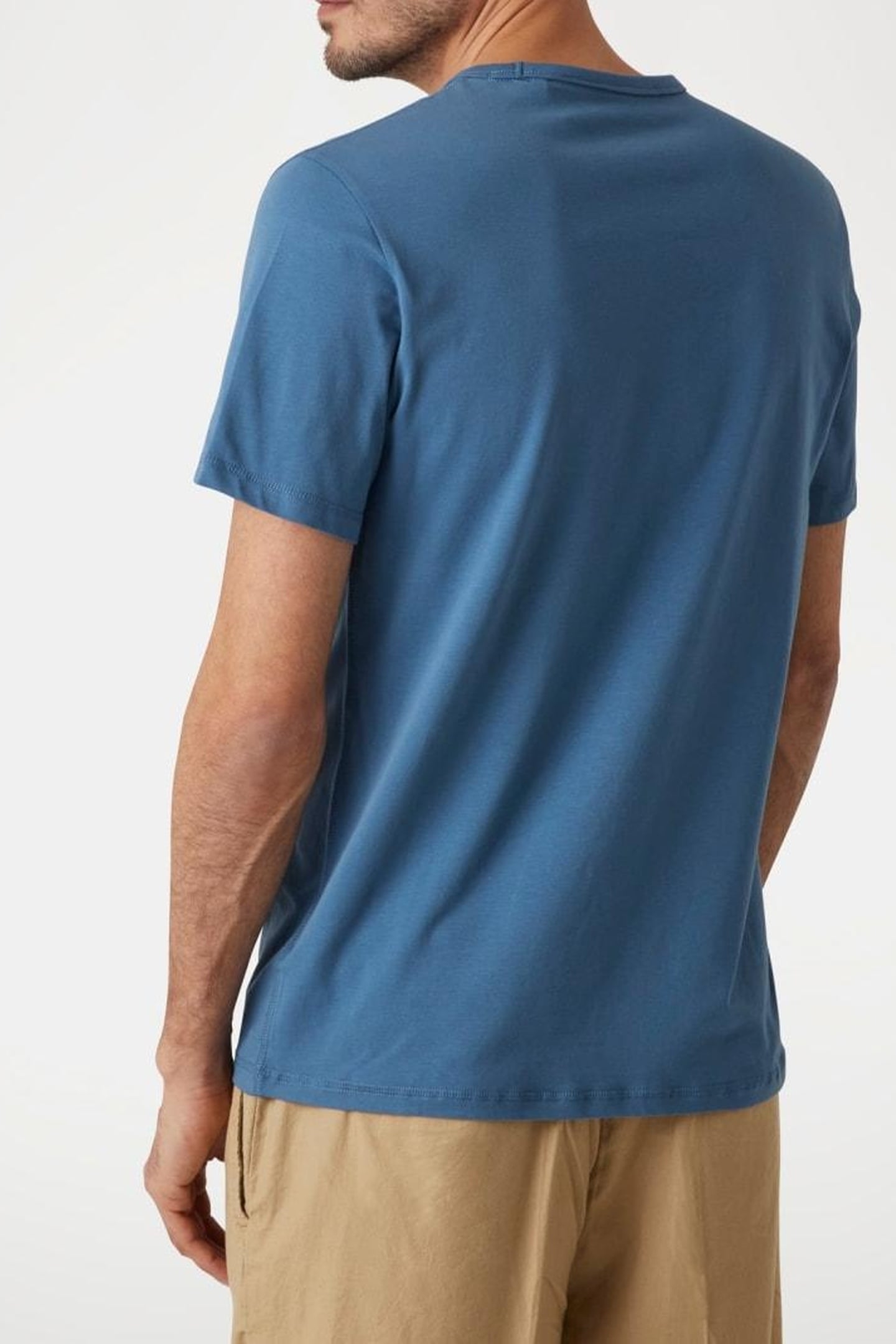 GUESS ECO SS CN GUESS BOX TEE PETROLEUM 4