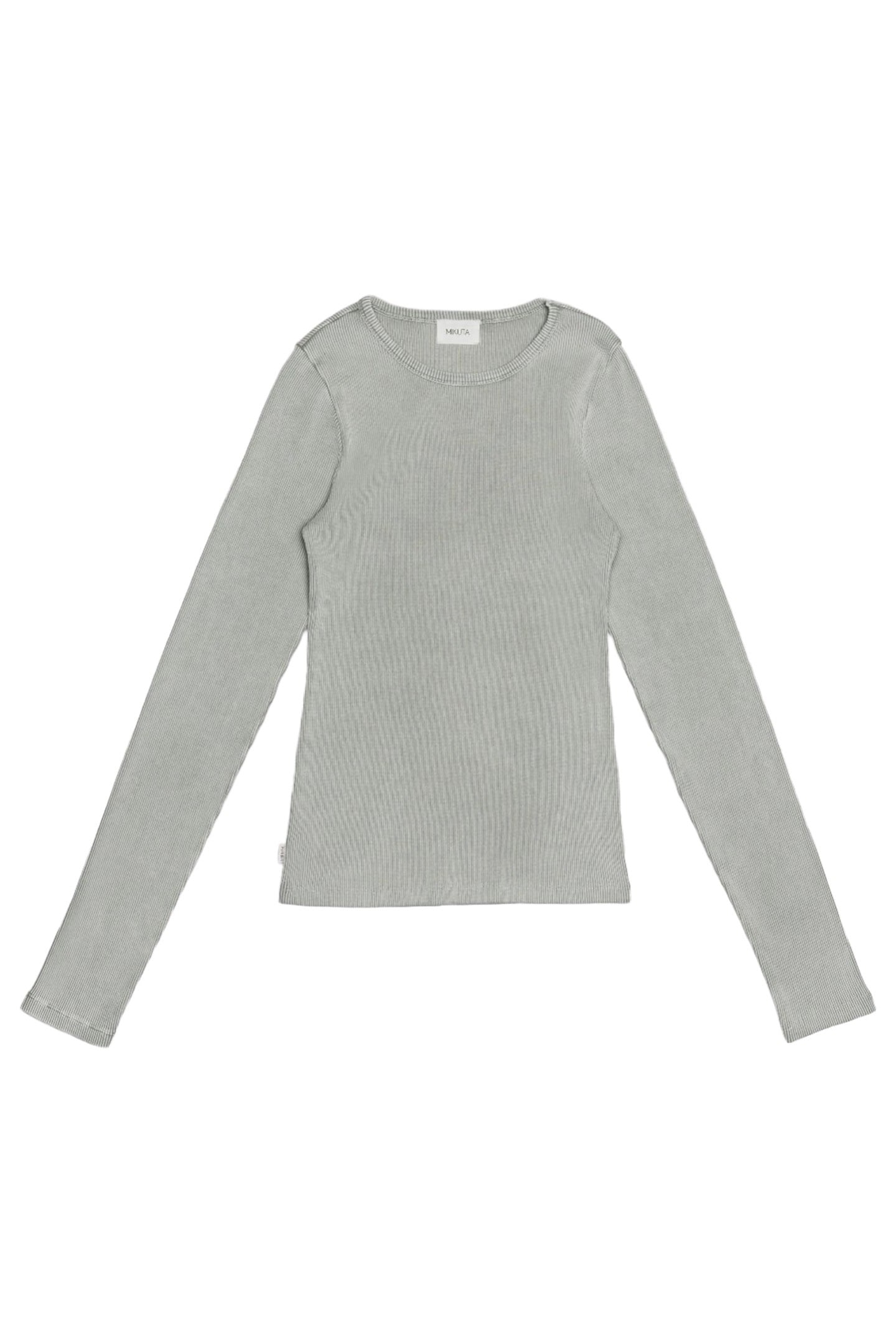 THE GREEN RIBBED LONGSLEEVE GREEN 1