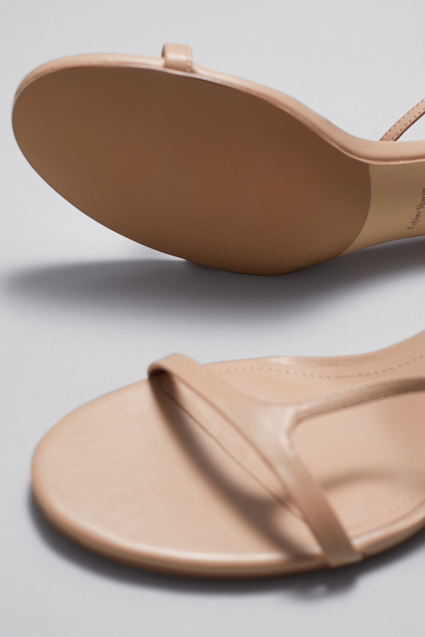 SANDA BLOCK HEEL SANDALETTE BEIGE 5