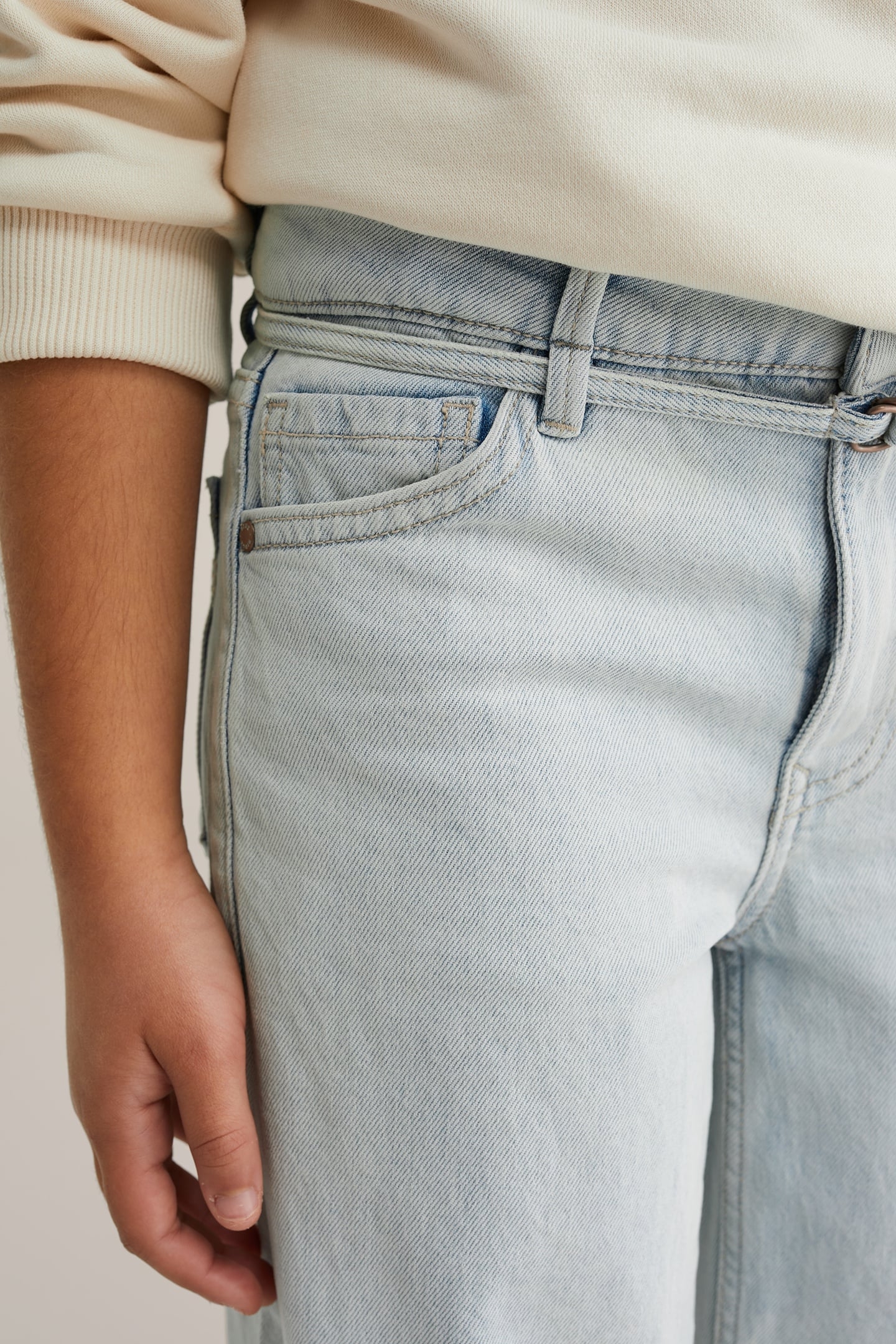 5-POCKET HIGH RISE LIGHT BLUE 5