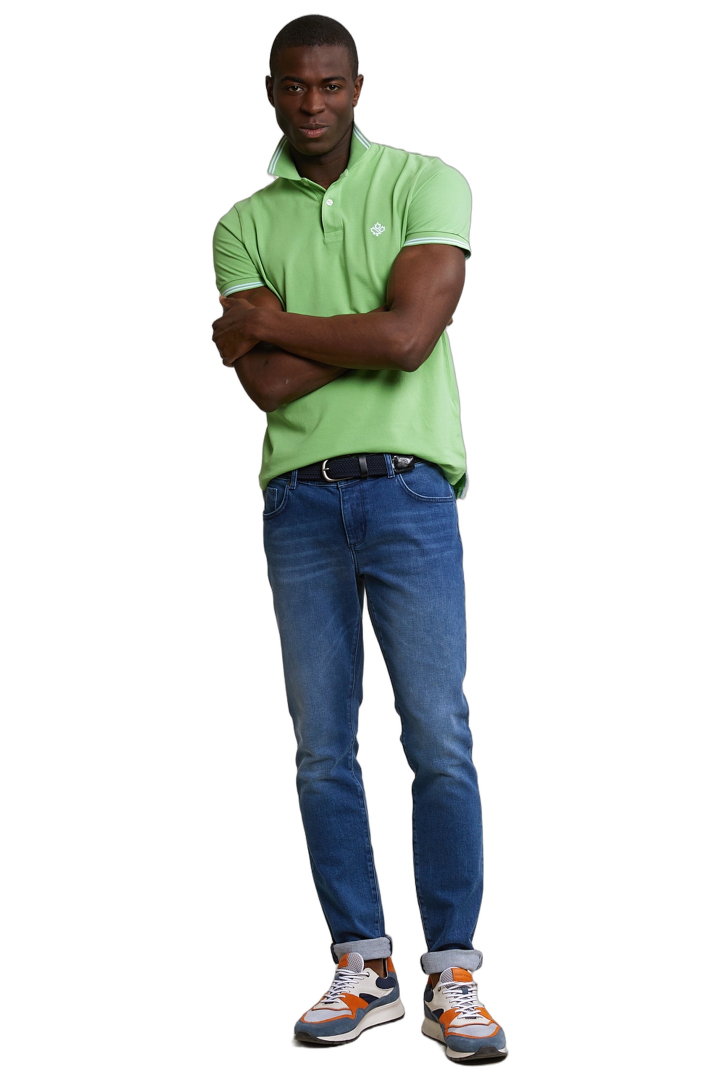 CUSTOM FIT COTTON POLO BREADFRUIT 3