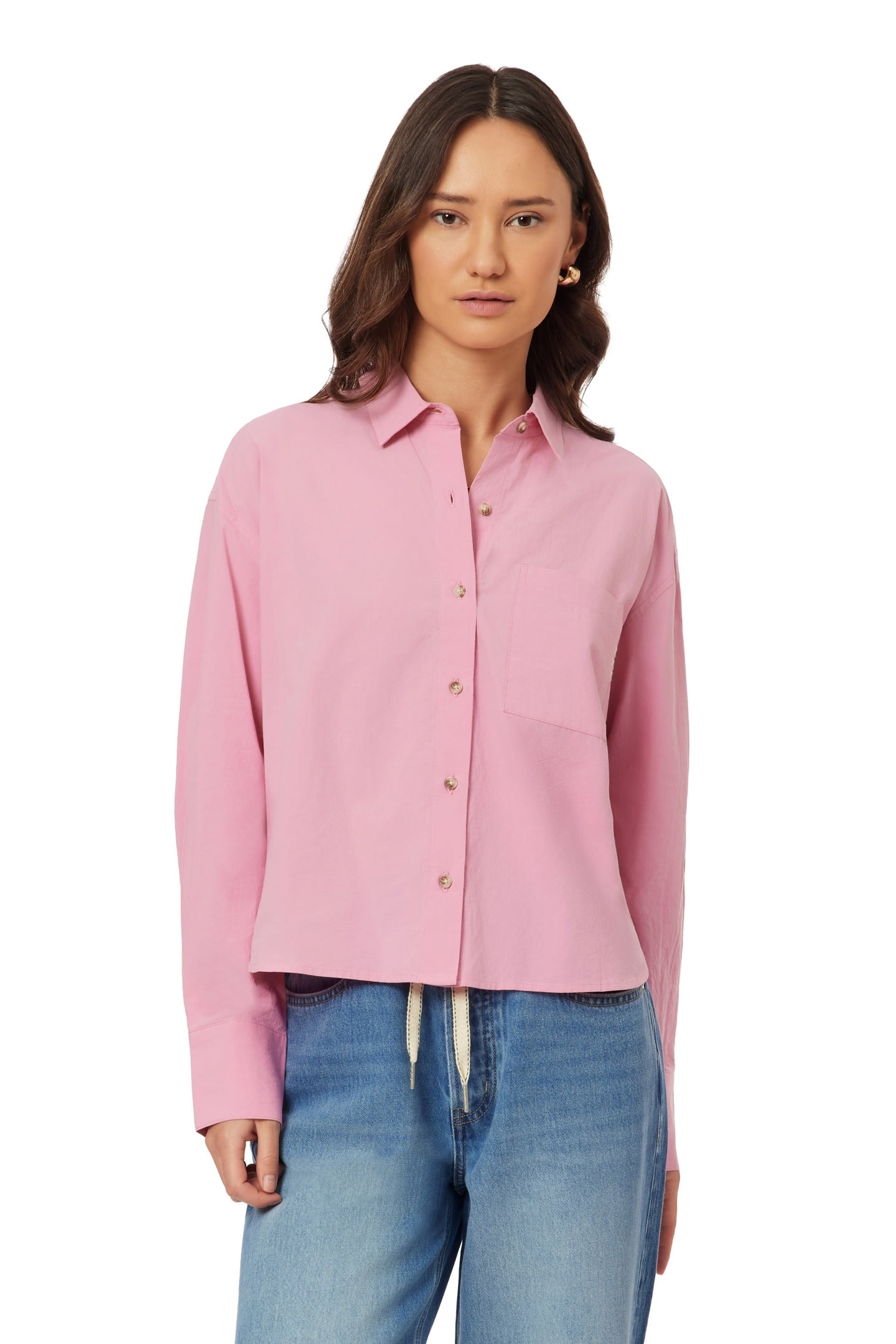 CROPPED SHIRT CASHMERE ROSE 1