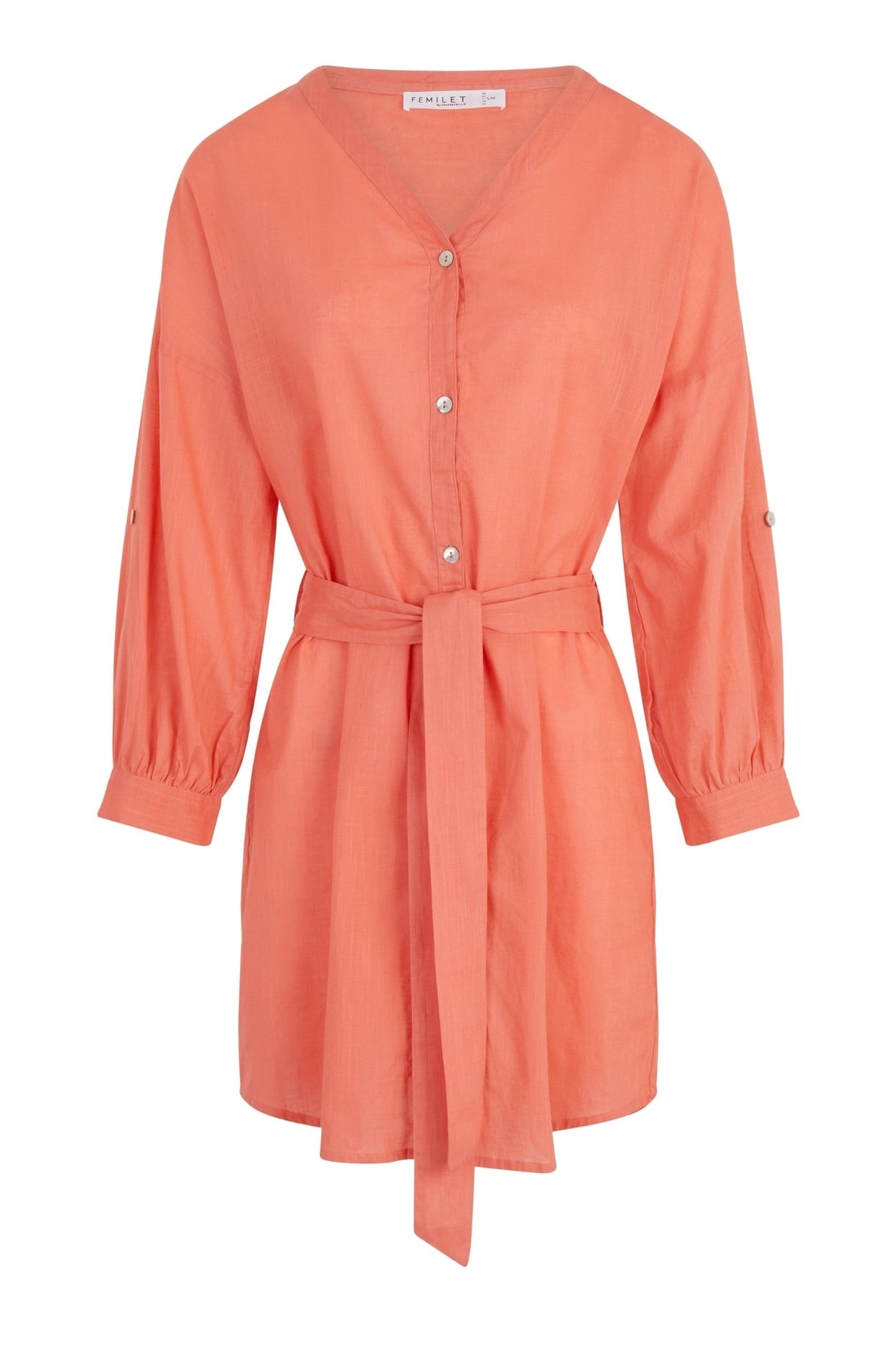 BW 1P SHORT DRESS PINK CORAL 3