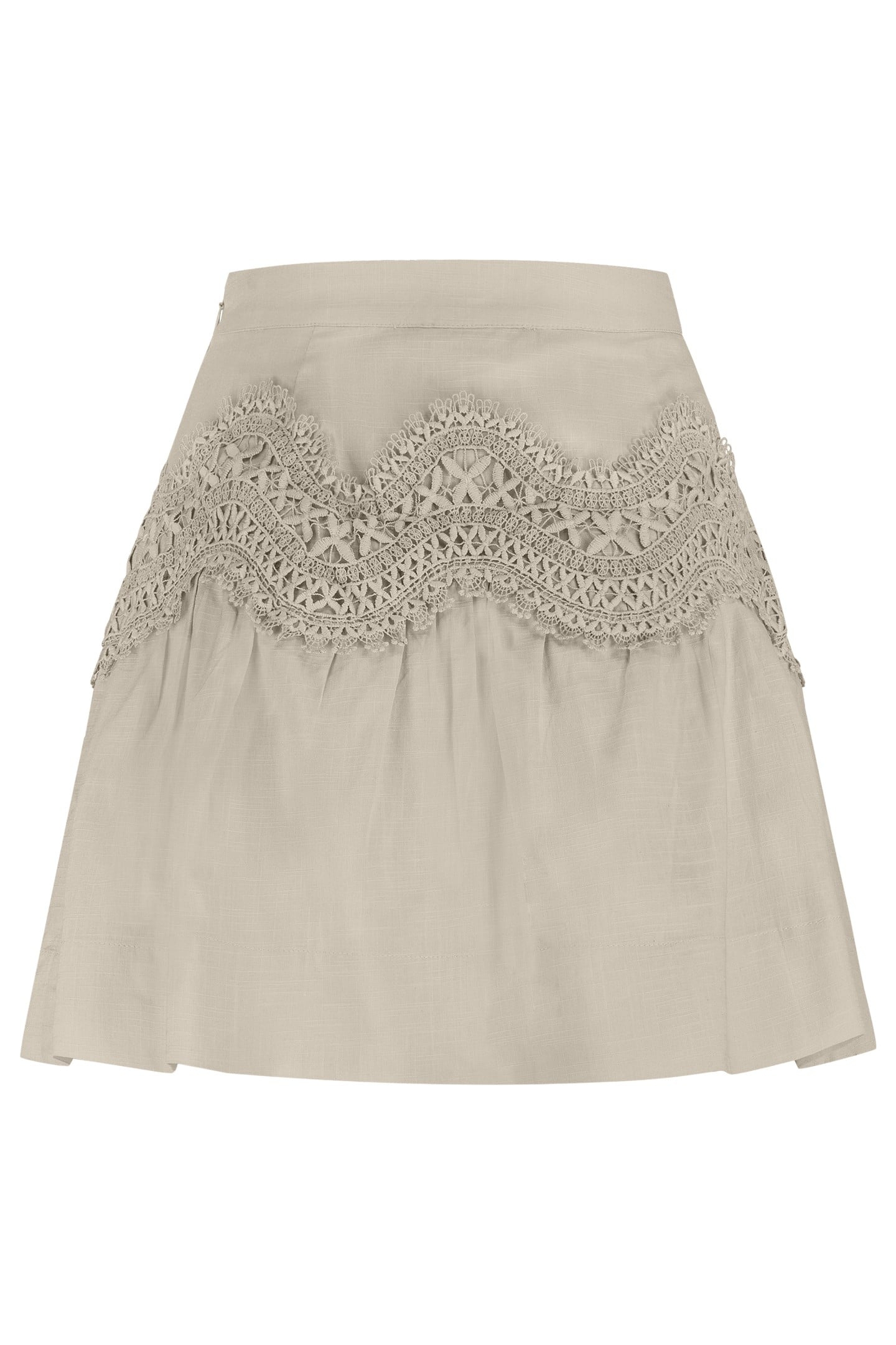 ANINE SKIRT GREY BEIGE 2