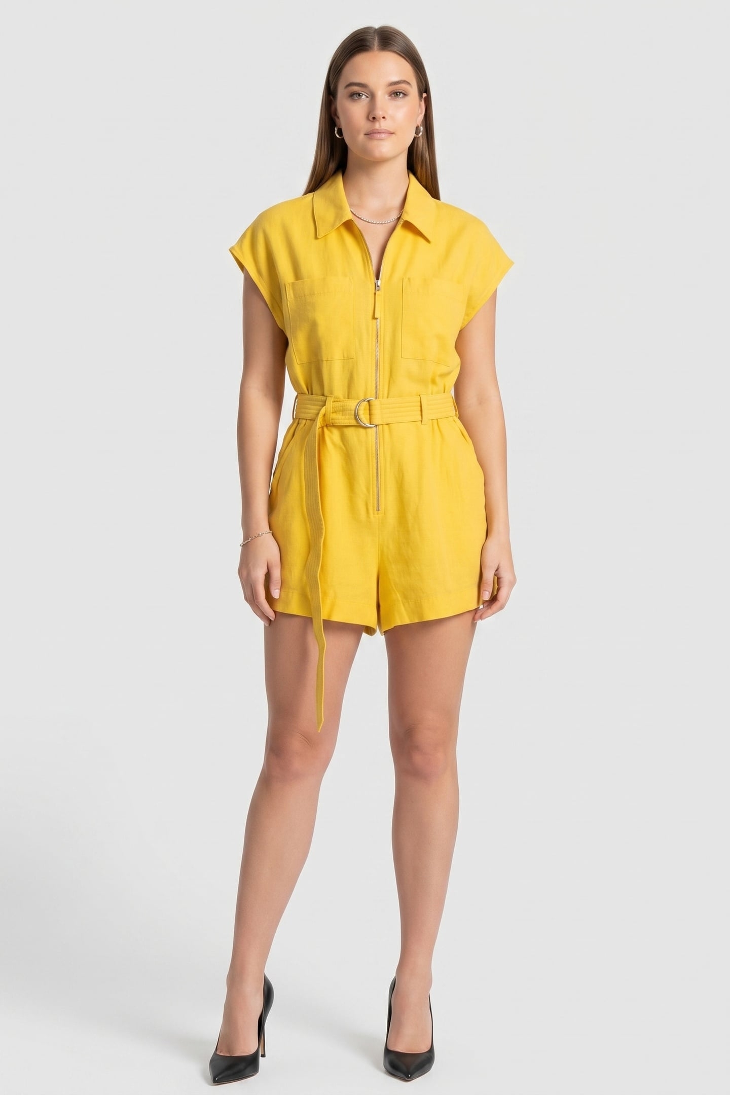 LEONORE PLAYSUIT YELLOW 1