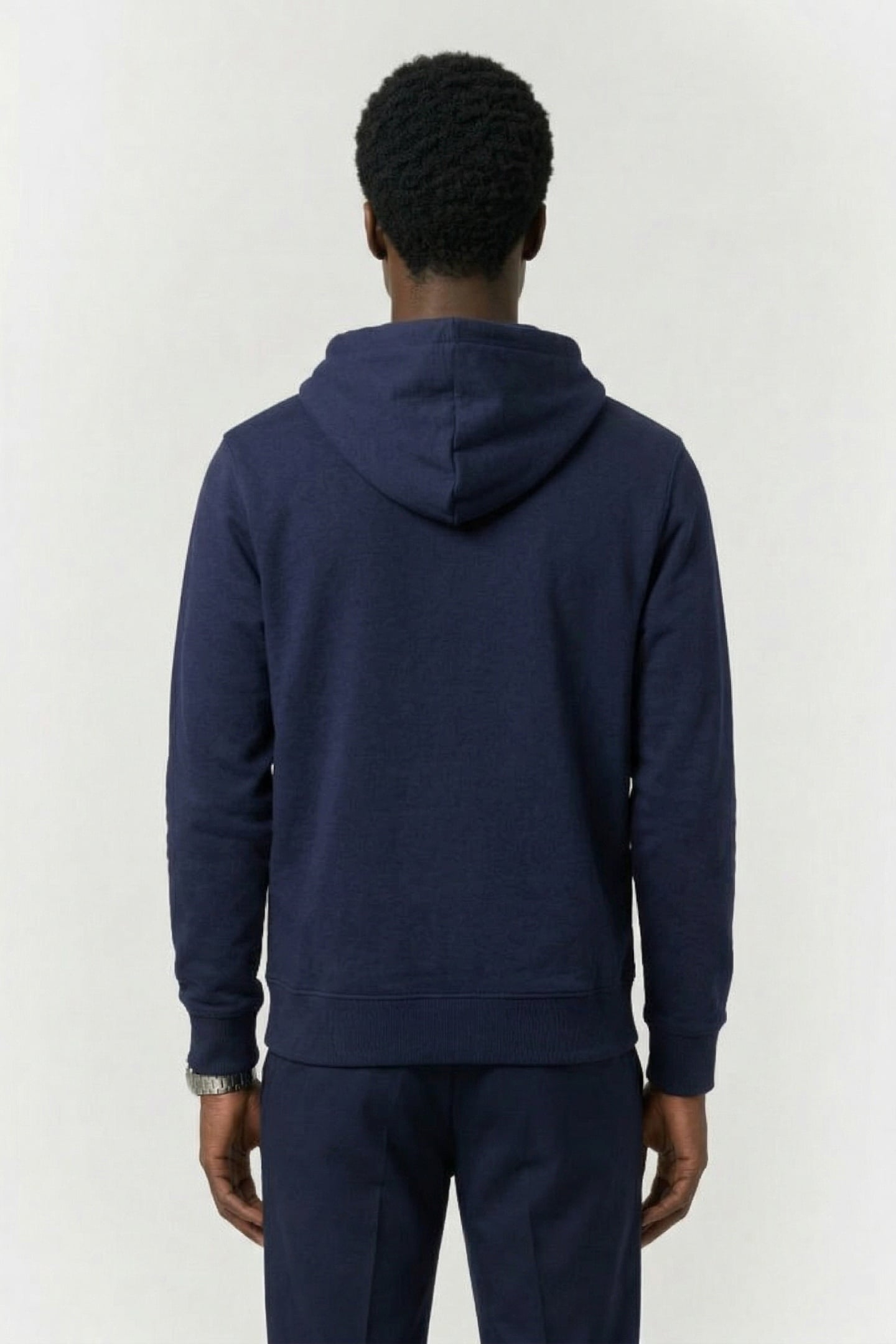 PRINT STACK LOGO (BB) HOODIE PEACOAT 2