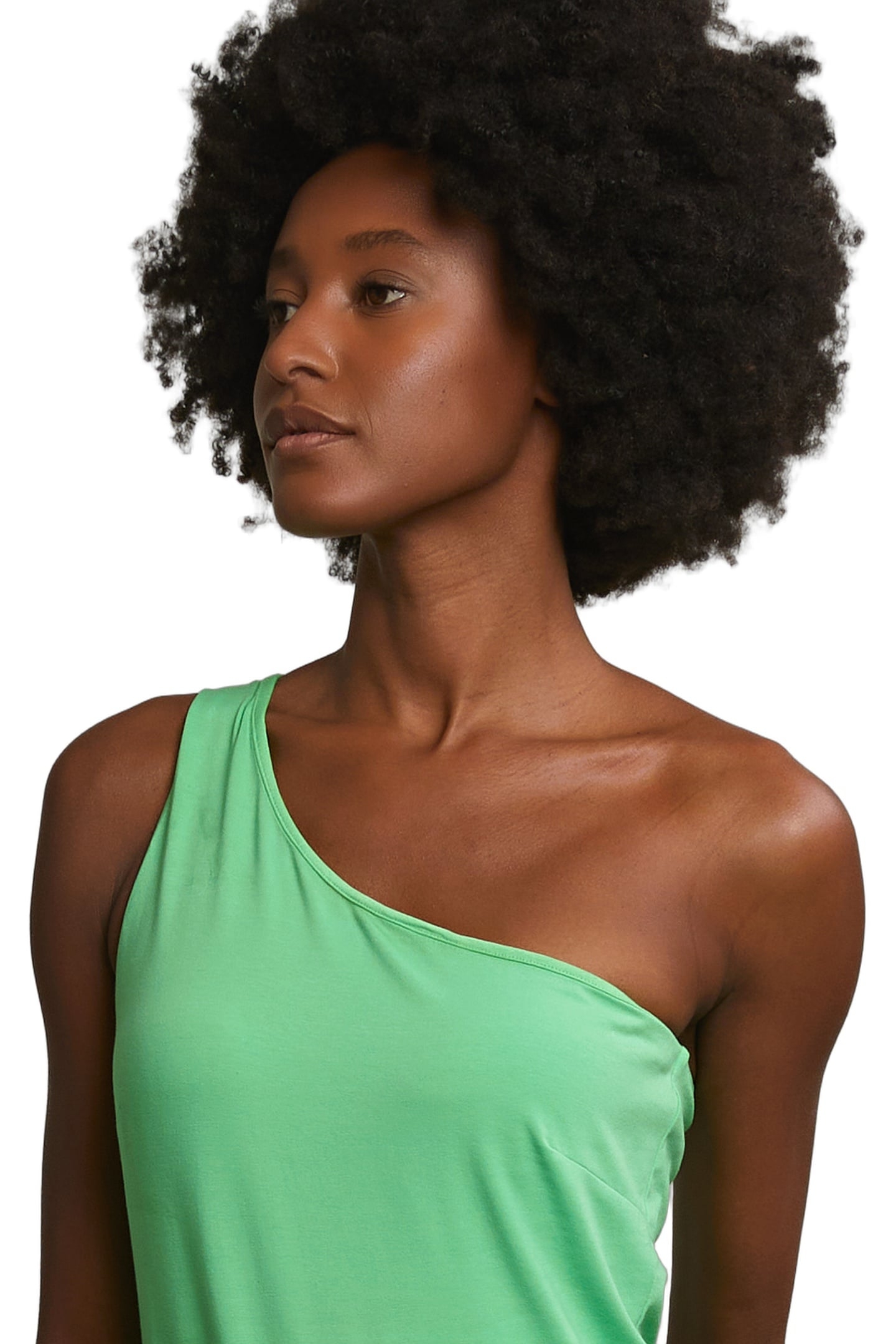 GREEN FANCY ASYMMETRIC TOP 4
