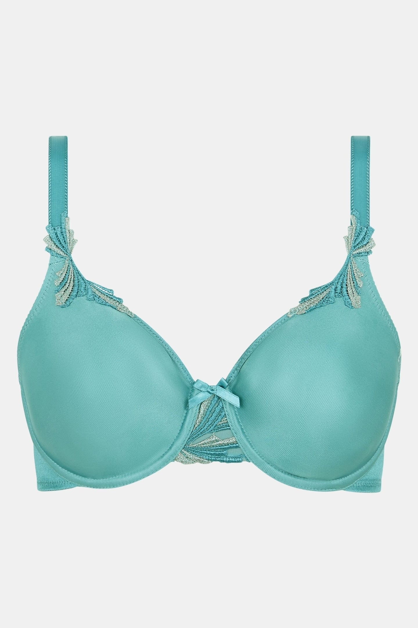 CO BRA UNDERW. COVERING MOLDED NEW PEACOCK LUREX 3