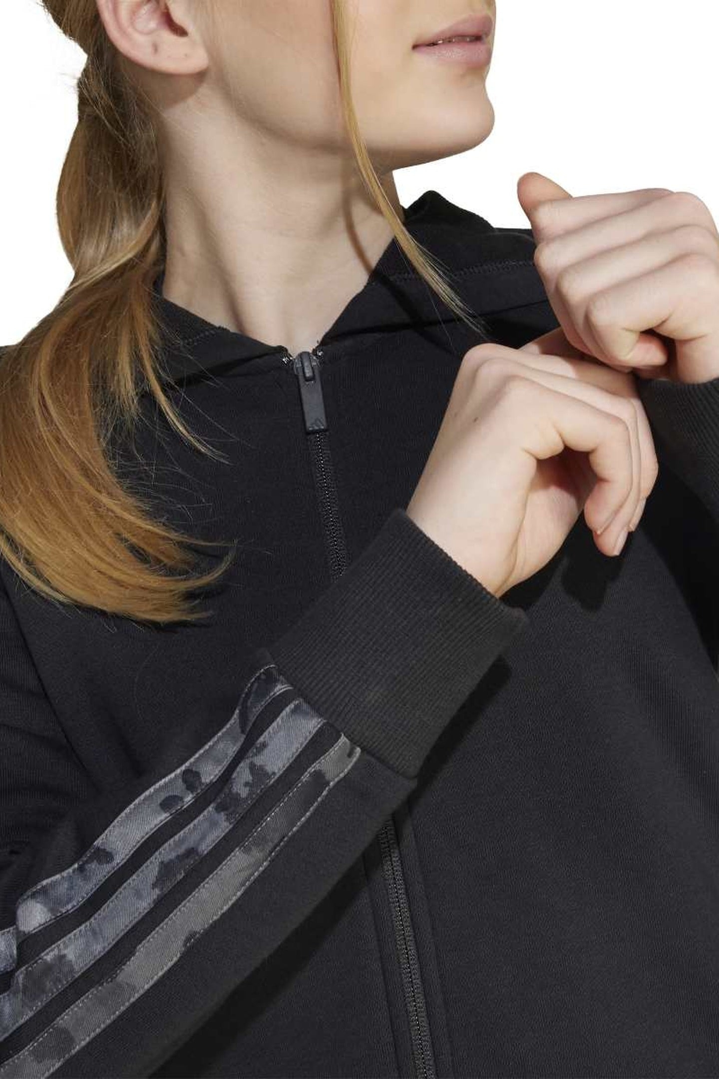 SPORTSWEAR GIRLS ANIMAL FRENCH TERRY HOODED TRACK TOP 5