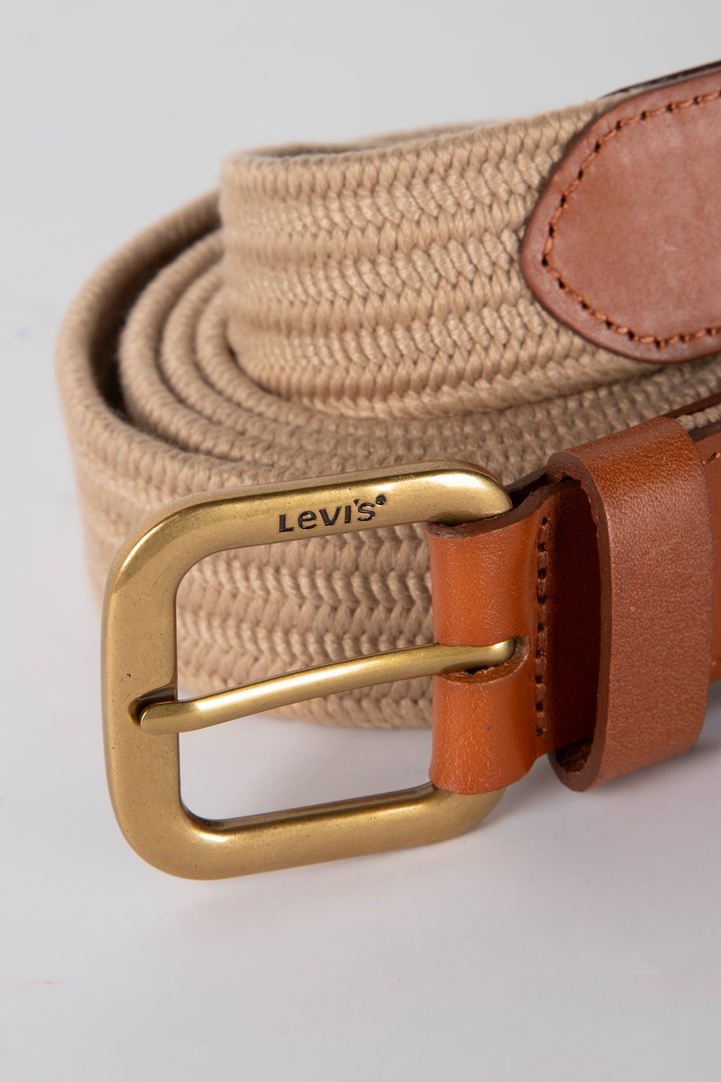 STRETCH WOVEN BELT KHAKI 3