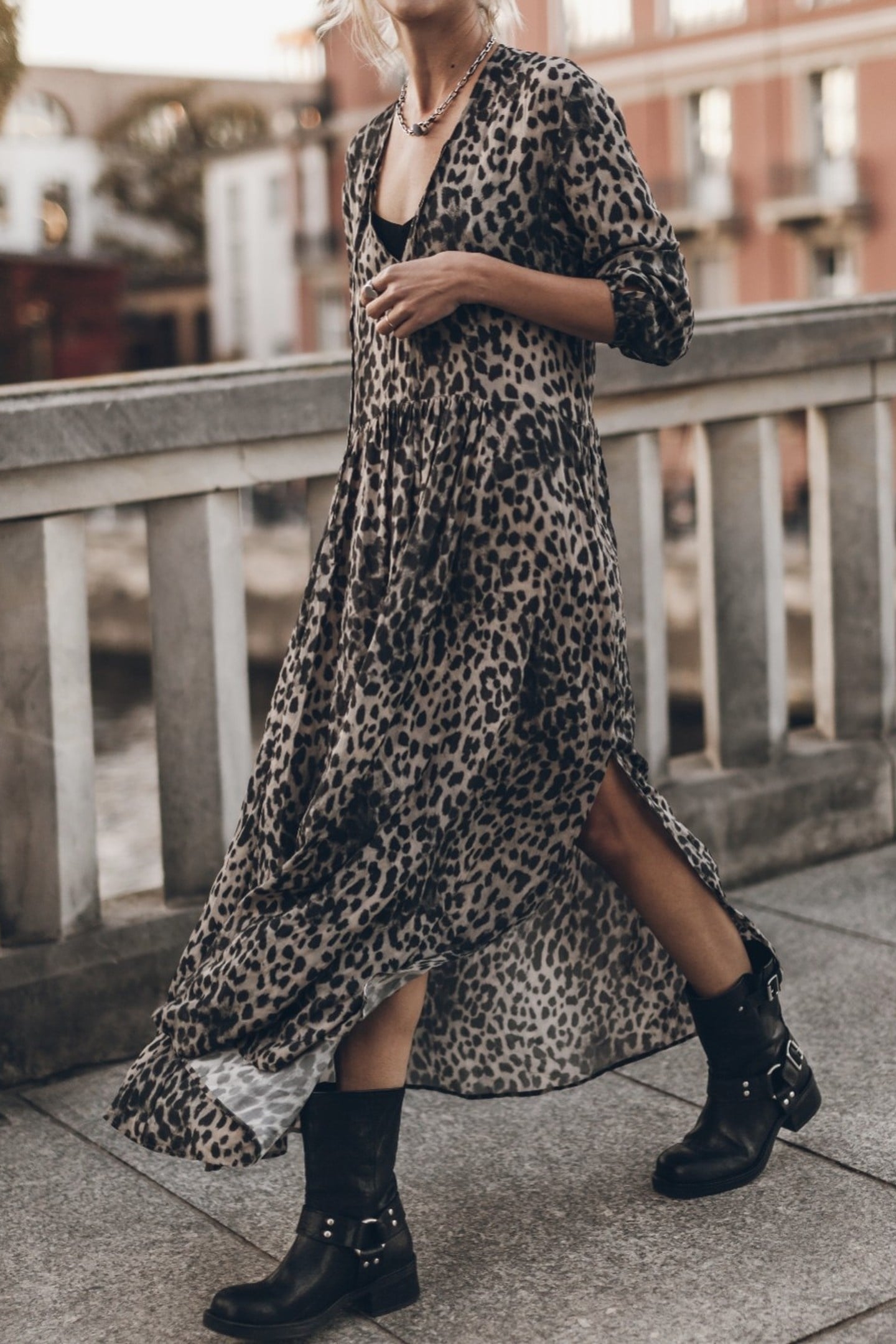 THE LEO MAXI DRESS BLACK 3