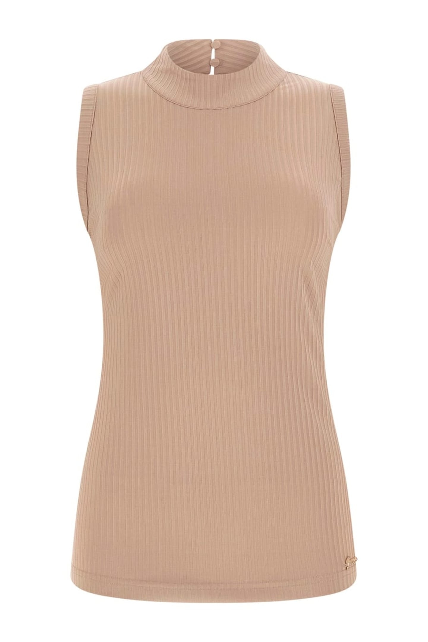 GUESS ECO EVE SL TN RIB TOP SUMMER CLAY 1