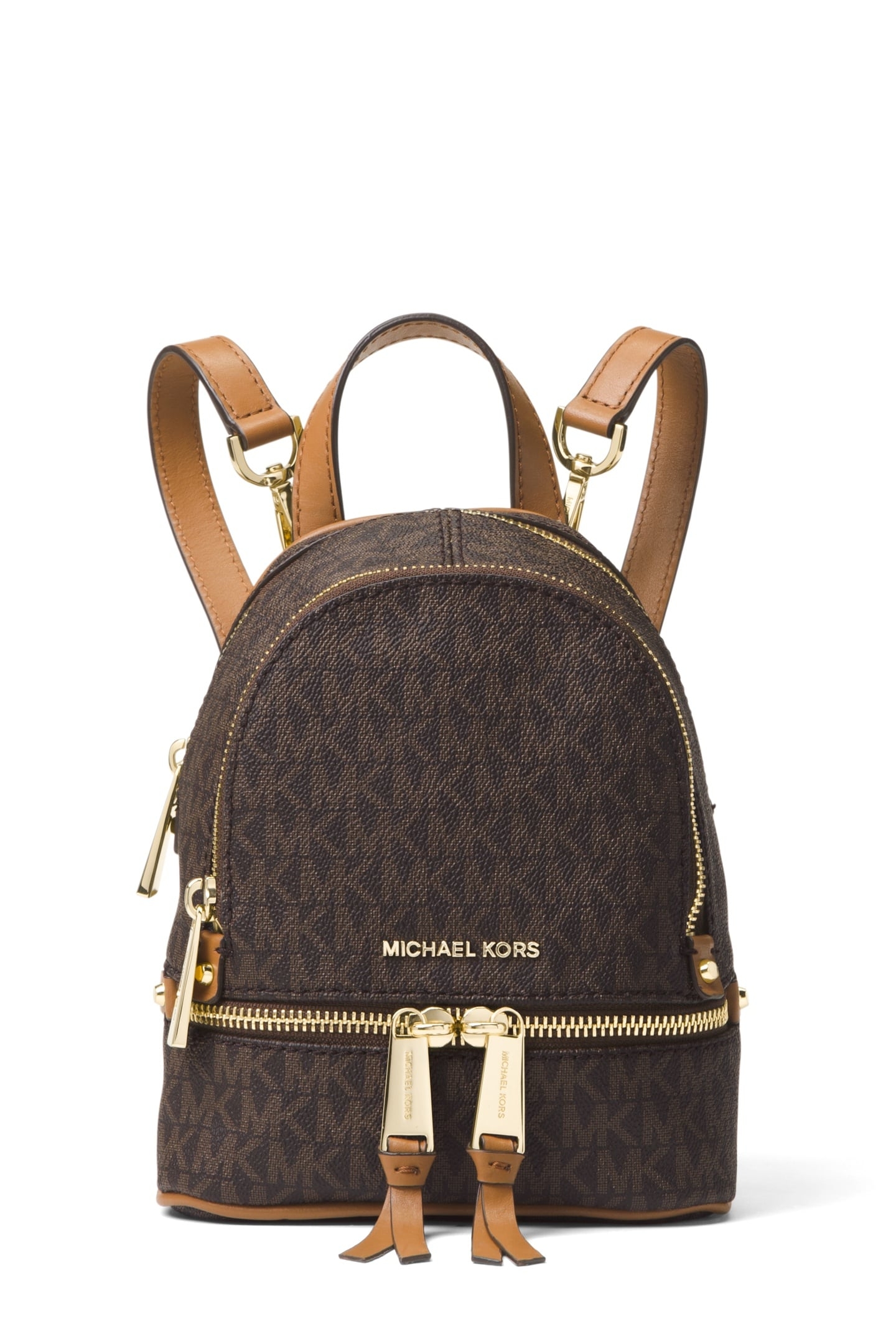 EXTRA SMALL MESSENGER BACKPACK BROWN 1