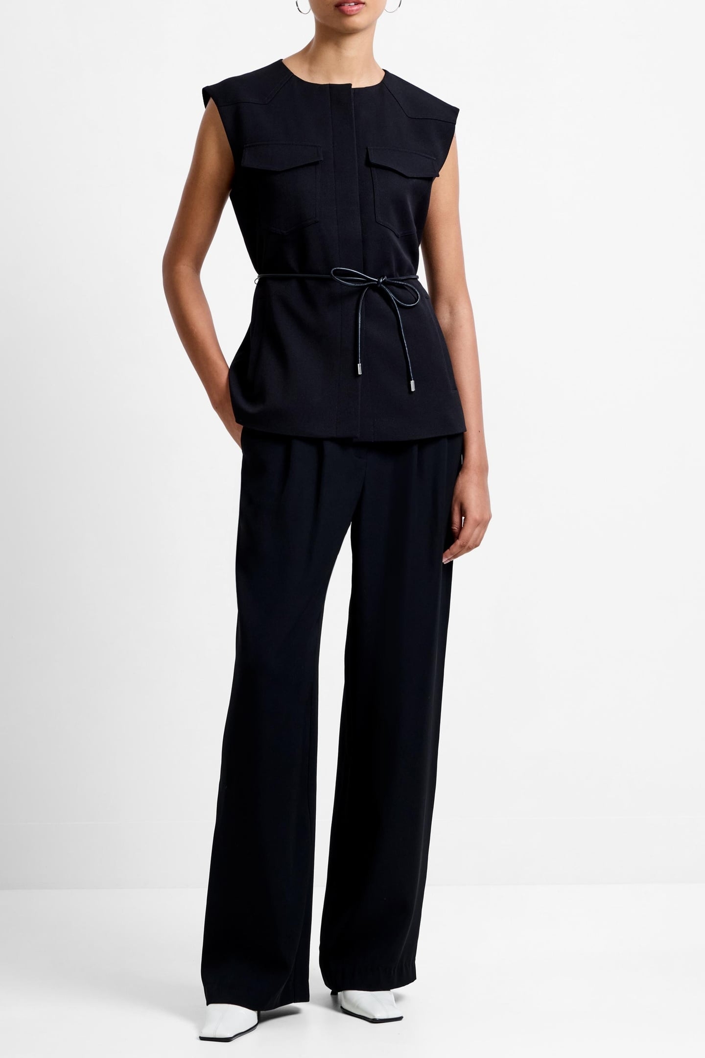 CLOVER TIE WAISTCOAT BLACK 2