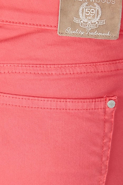 FITTED PANTS WITH EMBROIDERY PINK 4