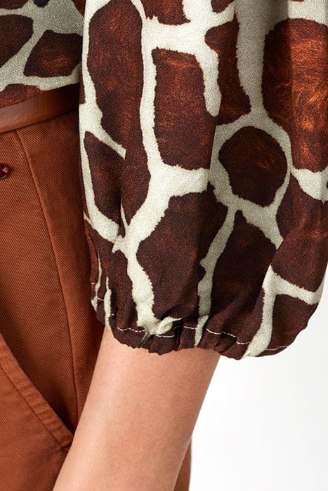 LOOSE SLEEVE SHIRT BROWN 5