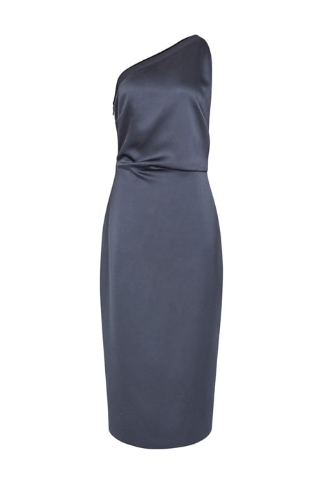 EDEN-SATIN ONE SHOULDER C NAVY 3