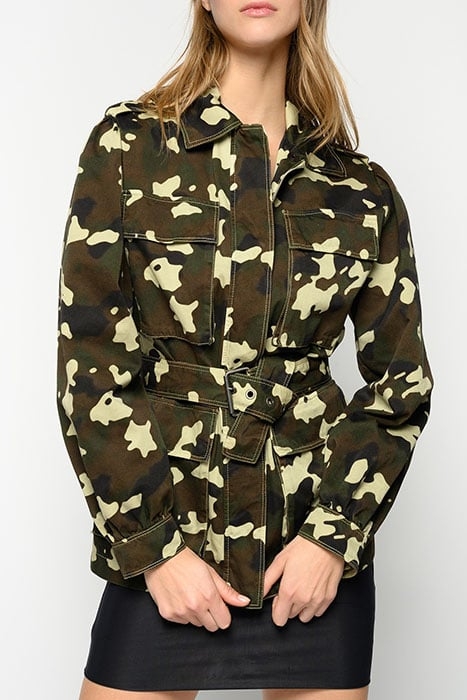 SHREK FIELD JACKET DRILL ST. C MULTICOLOUR: GREEN/BROWN 1