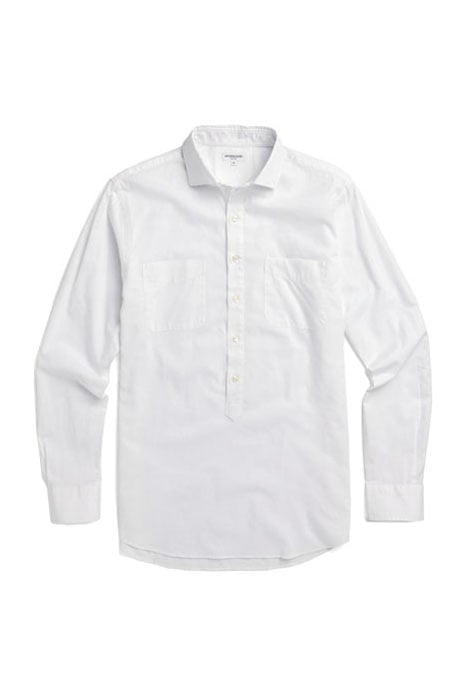 THE MCG RF COTTON LINEN SHIRT WHITE 1