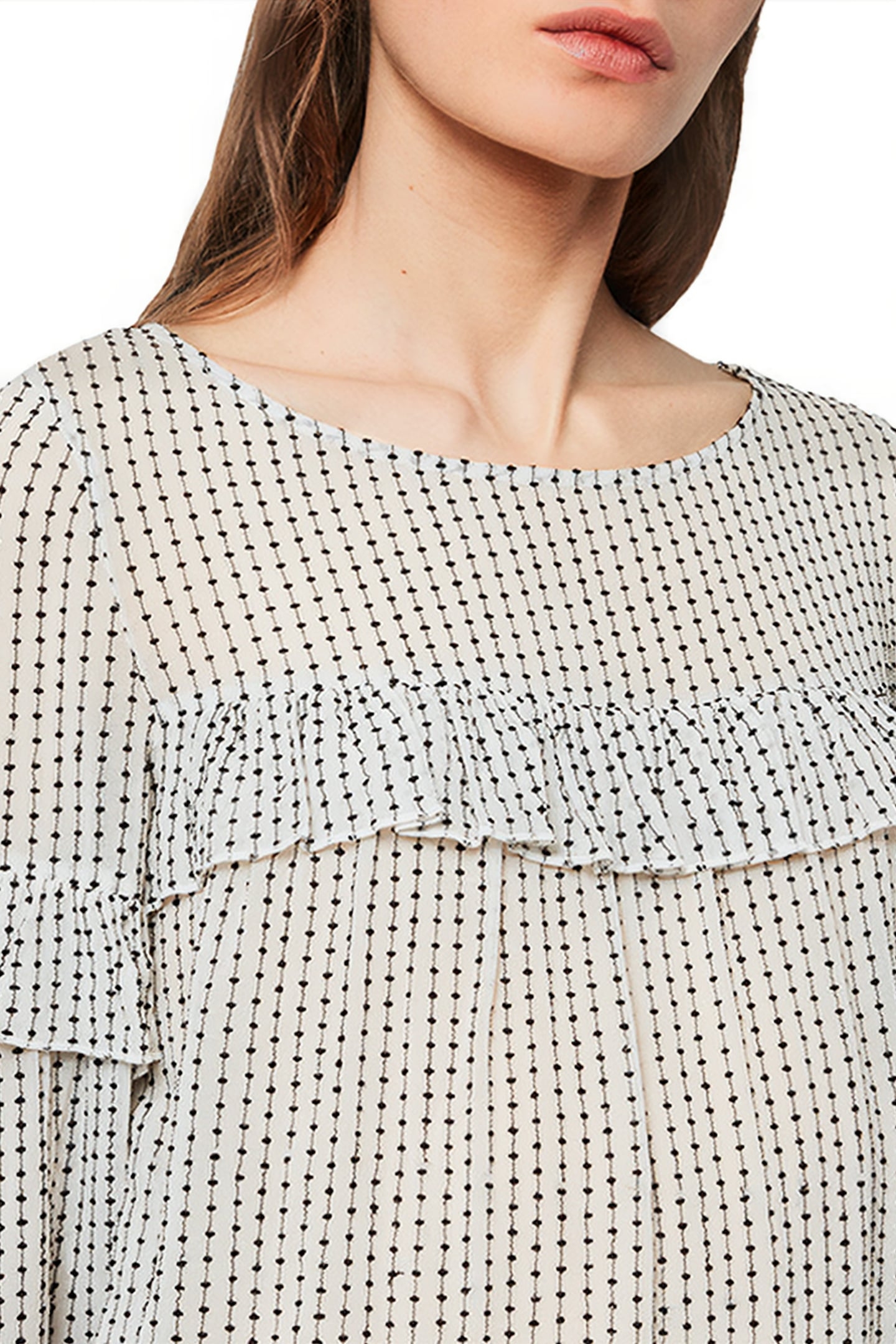 EVIA EMB TOP OYSTER WHITE 5