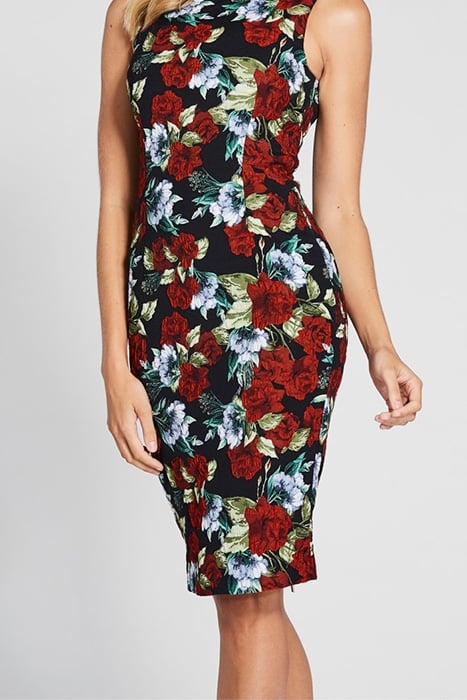 SUE ROSE DRESS JQ ROSES BLACK 1