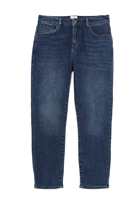 STRAIGHT CROP JEAN MID DENIM 1