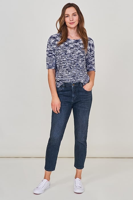 STRAIGHT CROP JEAN MID DENIM 3