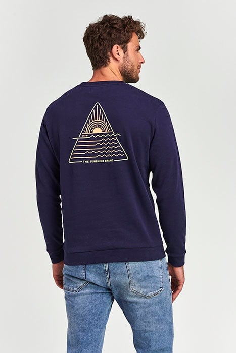 MEN SWEATER TRIANGLE DARK NAVY 3