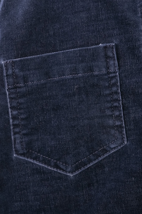 VELOURS SHIRT WITH CHESTPOCKET BLUE 8