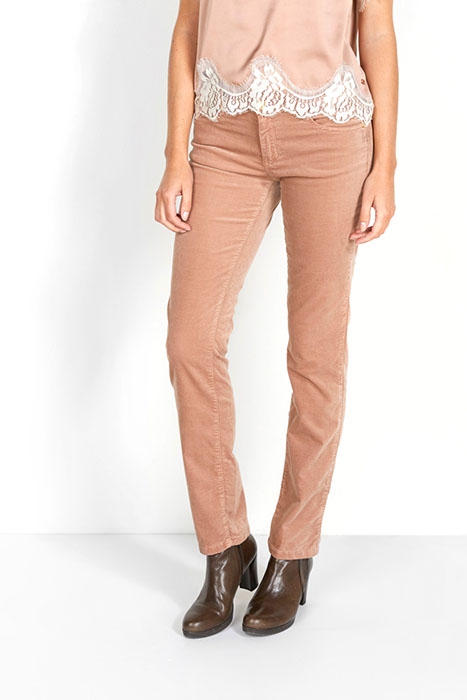 5-POCKET VELVET BROWN 2