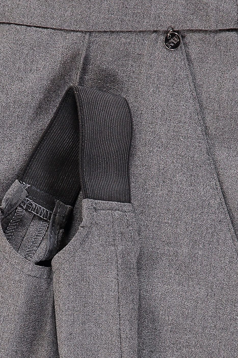 FITTED PANT ELASTIC FOOT END BLUE 3