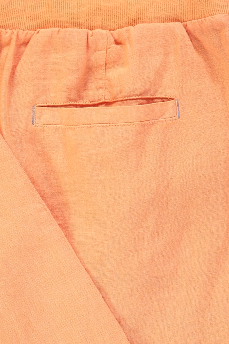 ARIA LINEN TROUSERS MID ORANGE 3