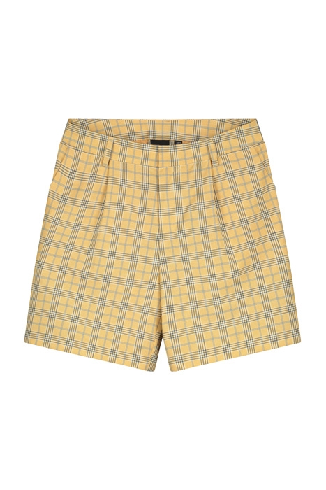 YELLOW CHECK KLEVON SHORTS 3