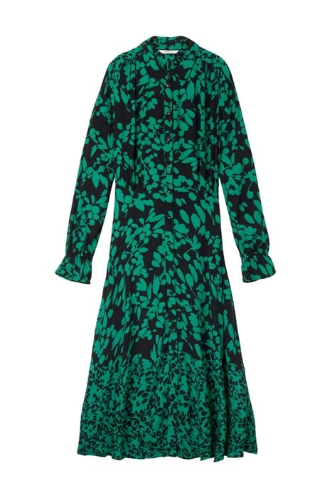 DRESS WOVEN LONG APPLE 1