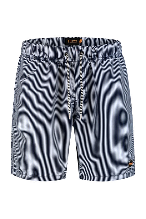 MEN SWIM SHORTS SKINNY STRIPE DARK NAVY 1
