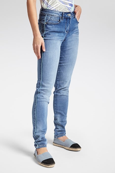 TROUSERS CASUAL LONG MEDIUM BLUE DENIM 1