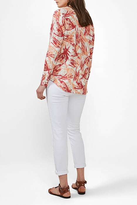 BLOUSE WOVEN LONG SLEEVES RUBY BLUSH 4