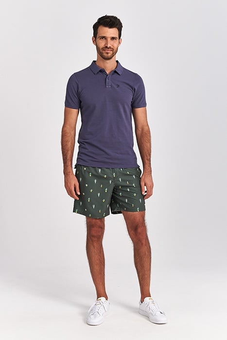 MEN PIQUE POLO BART DUSTY ANTHRACITE GREY 4