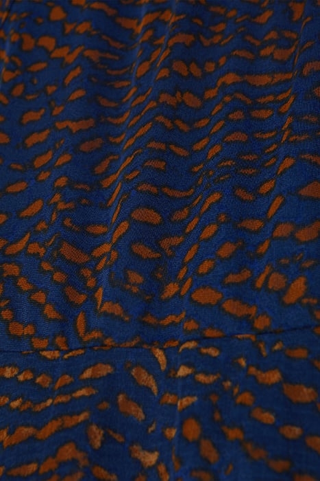 ZACHTE JURK MET PRINT 23001865 EVENING BLUE 2