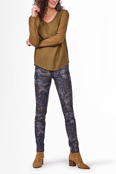 TROUSERS WOVEN LONG 24001772 MILITARY OLIVE 1