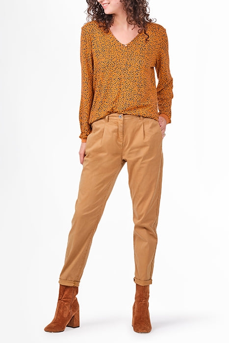 TROUSERS WOVEN LONG 24001767 BISTRE 3