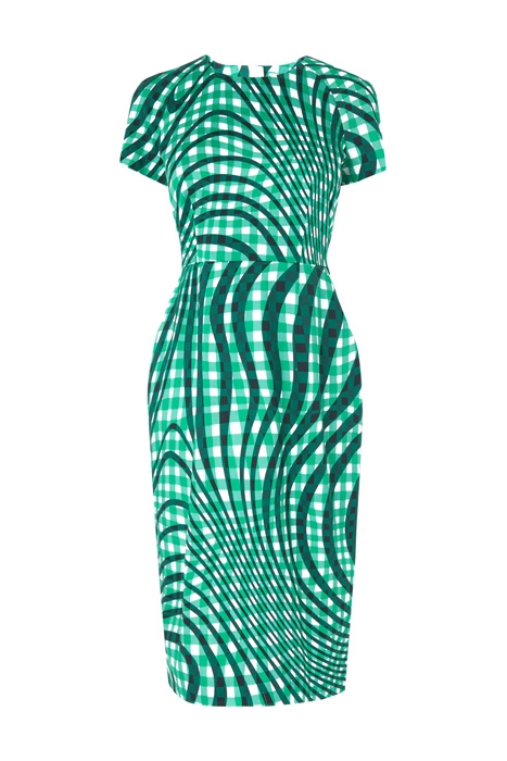 KALEIGH MIDI DRESS GREEN 4