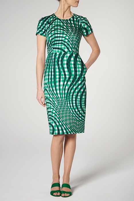 KALEIGH MIDI DRESS GREEN 1